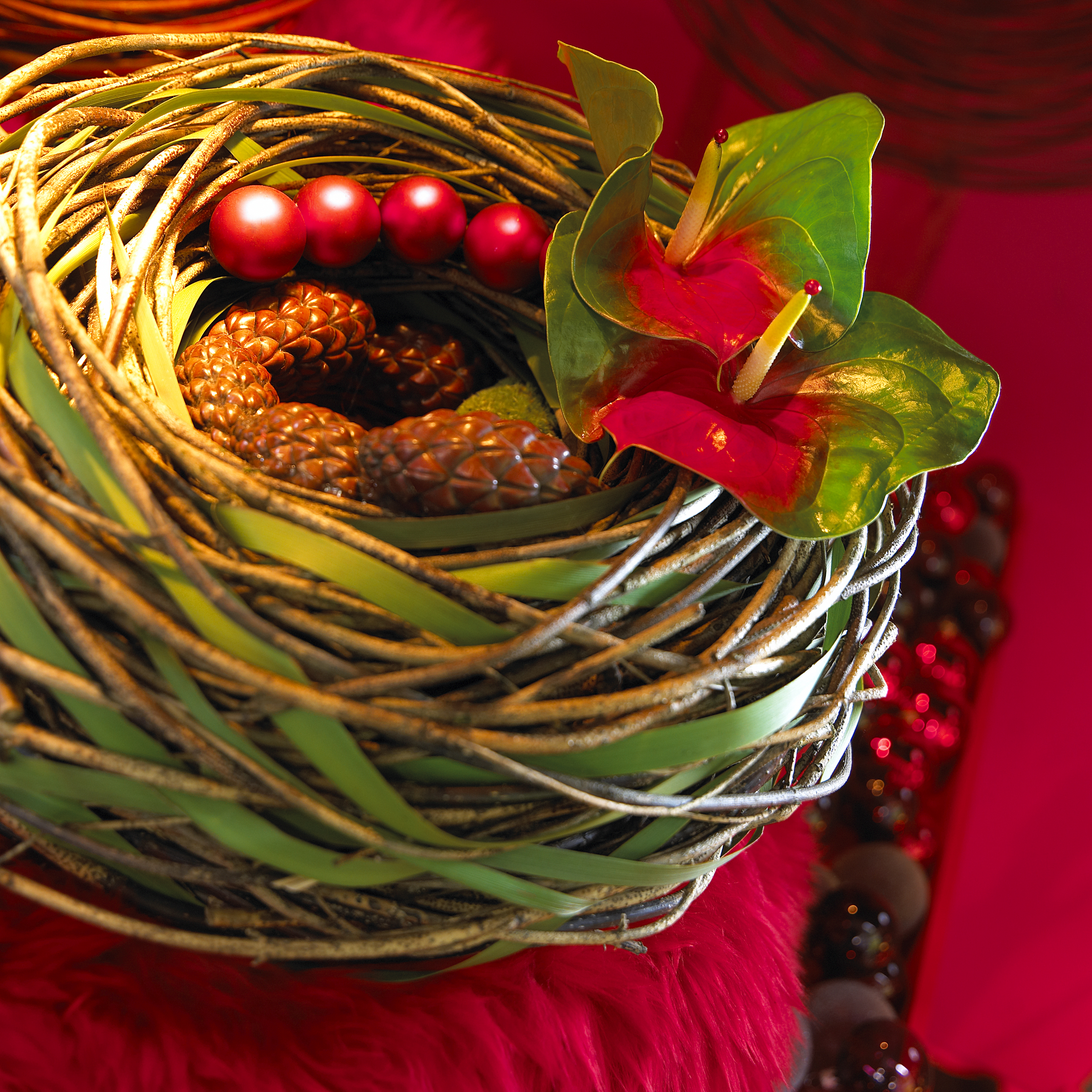 Inspiratie: de rode anthurium is de perfecte kerstbloem
