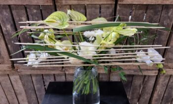 En MyPlant & Garden, las flores de anturio resplandecen en los ramos de novia